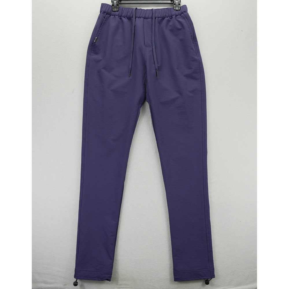 Barbell Apparel Mens Transit Pants Purple Ripstop Stretch Athletic Joggers Sz L